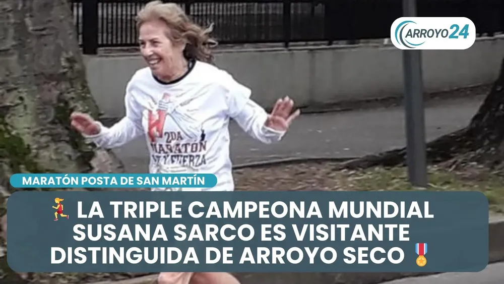 🏃_♀️ La Triple Campeona Mundial Susana Sarco es Visitante Distinguida de Arroyo Seco 🎖️